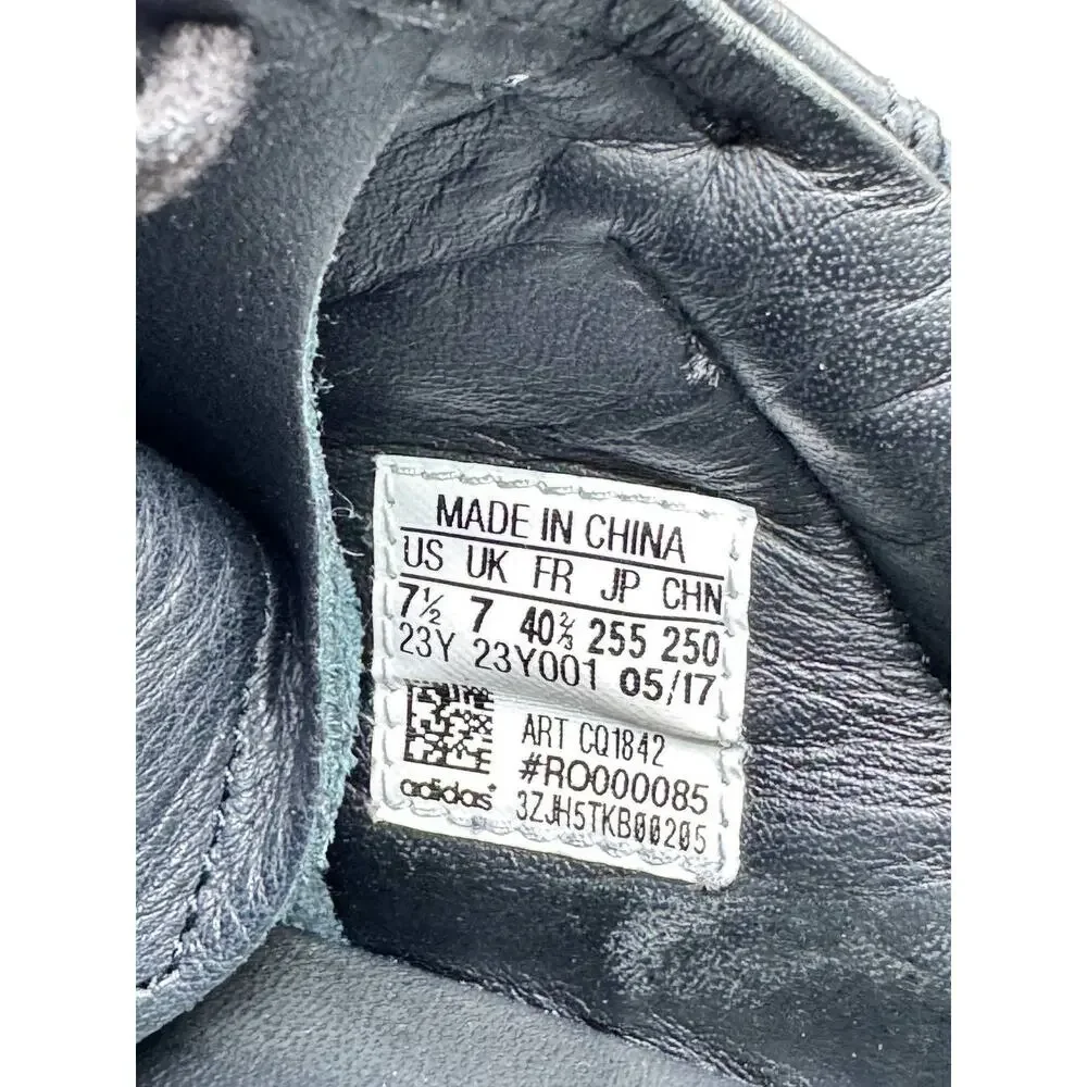 Adidas Rick Owens Level Runner Low 2 / Black Leather Sneakers